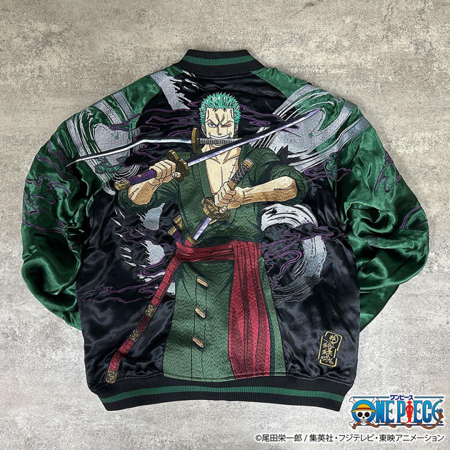 絡繰魂 粋 ワンピース ONEPIECE コラボ スカジャン ゾロ 海賊狩りの