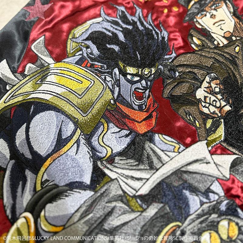 絡繰魂 × JOJO 空条承太郎 リバ−シブル スカジャン 243010 ジョジョの