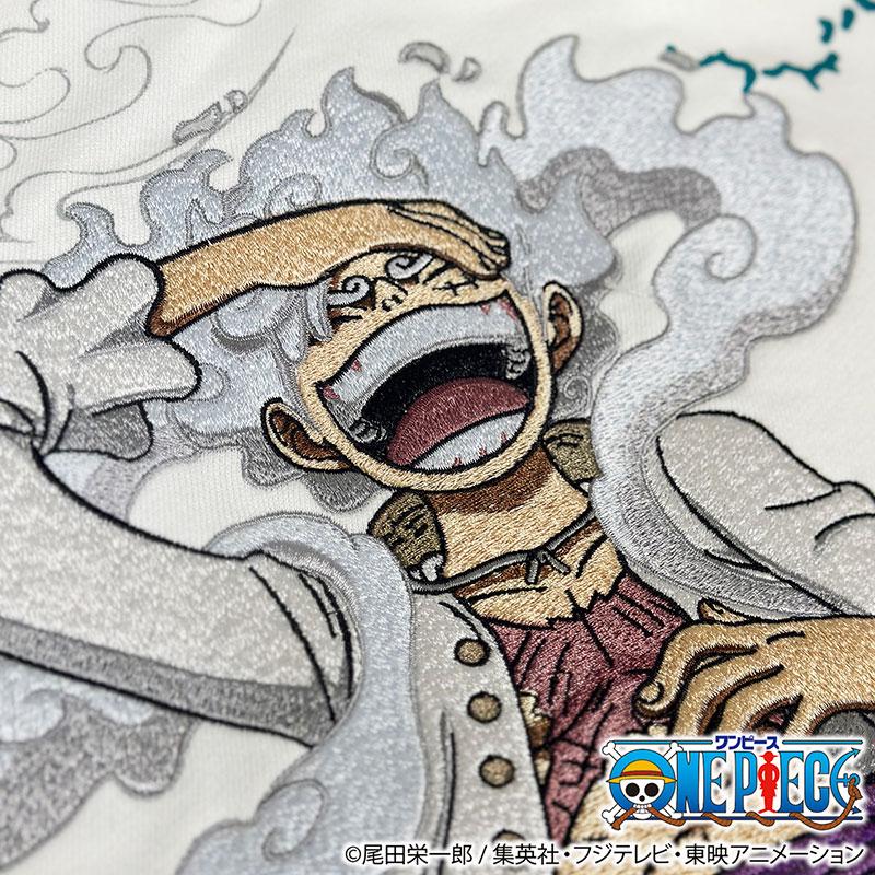 絡繰魂 ONE PIECE× 粋 コラボ ルフィ ギア5 パーカー 243025 ゴムゴム
