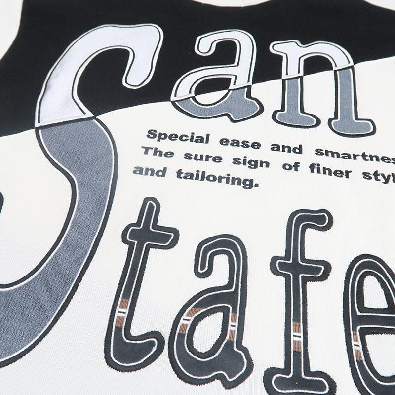 サンタフェ WF切替バックモチーフロゴ トレーナー 48 50 52 サイズ L