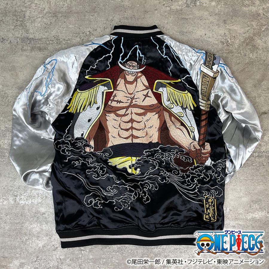 絡繰魂 粋 ワンピース ONEPIECE コラボ スカジャン エース × 白ひげ