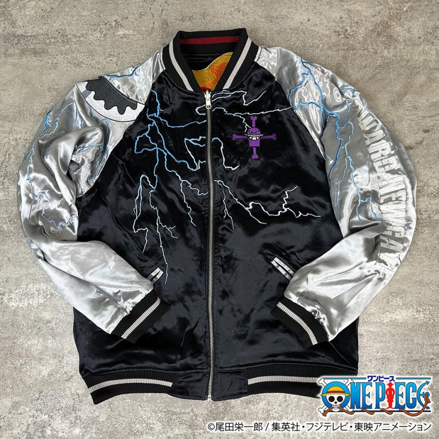 絡繰魂 粋 ワンピース ONEPIECE コラボ スカジャン エース × 白ひげ