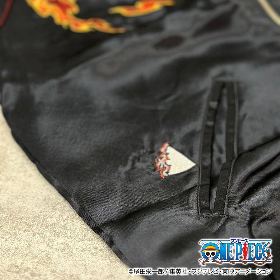 絡繰魂 粋 ワンピース ONEPIECE コラボ スカジャン エース × 白ひげ