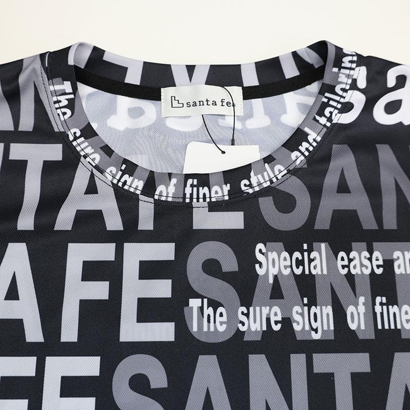 サンタフェ 転写プリント オーバーサイズ Tシャツ ショートパンツ