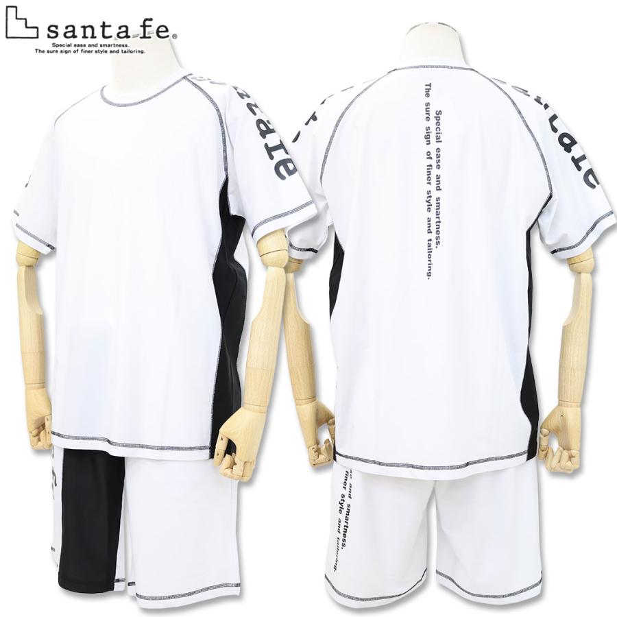 サンタフェ ラッシュ 切替 Tシャツ ショートパンツ セットアップ 50 52