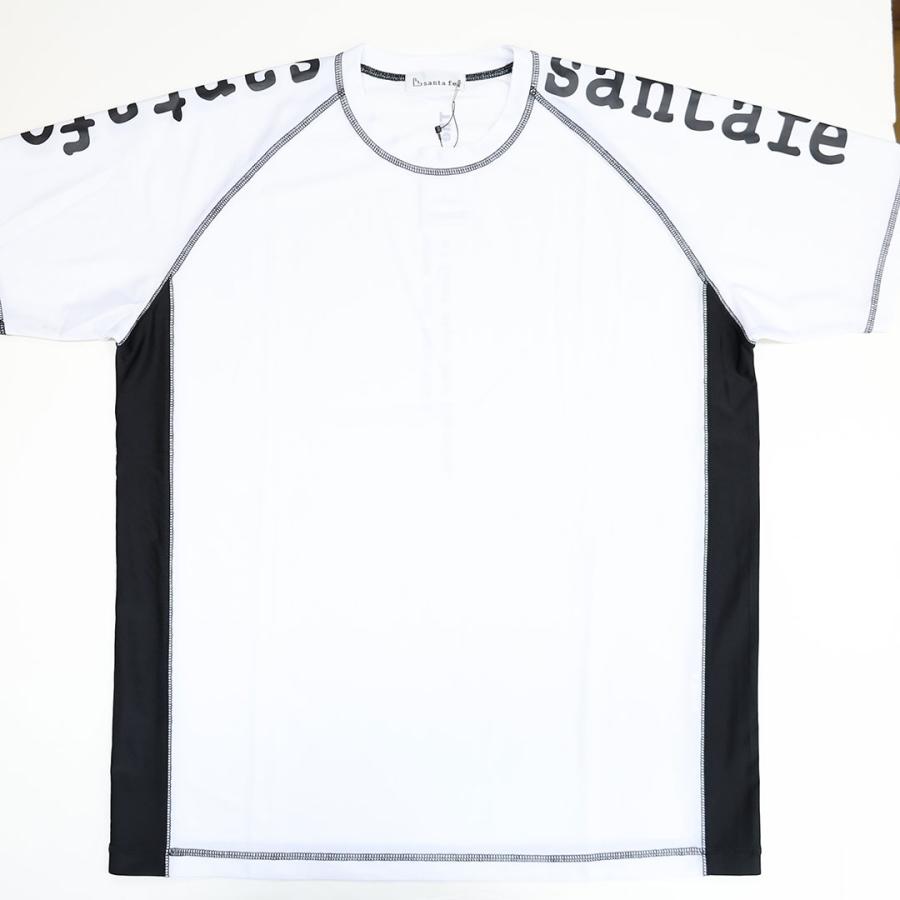 サンタフェ ラッシュ 切替 Tシャツ ショートパンツ セットアップ 50 52 ホワイト ブラック 251-83822 251-83823 LL 3L santafe 25SSの画像