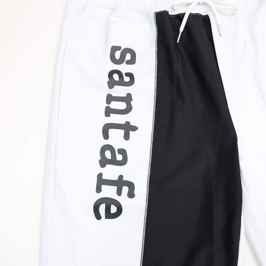 サンタフェ ラッシュ 切替 Tシャツ ショートパンツ セットアップ 50 52 ホワイト ブラック 251-83822 251-83823 LL 3L santafe 25SSの画像