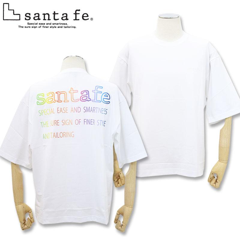 サンタフェ 天竺 バックプリント 半袖 Tシャツ 50 52 LL 3L サイズ 251
