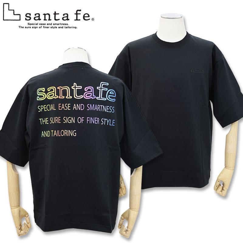サンタフェ 天竺 バックプリント 半袖 Tシャツ 50 52 LL 3L サイズ 251