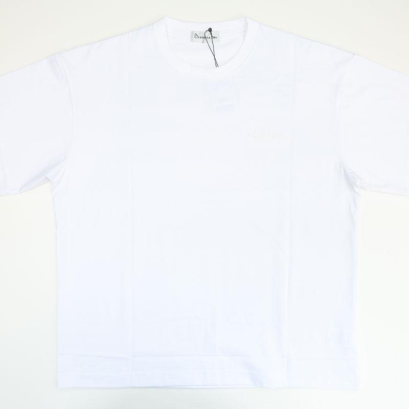 サンタフェ　半袖Ｔシャツ　(白色•ＬＬサイズ) サンタフェ 半袖Tシャツ (白色•LLサイズ) サンタフェ SANTAFE ロゴ