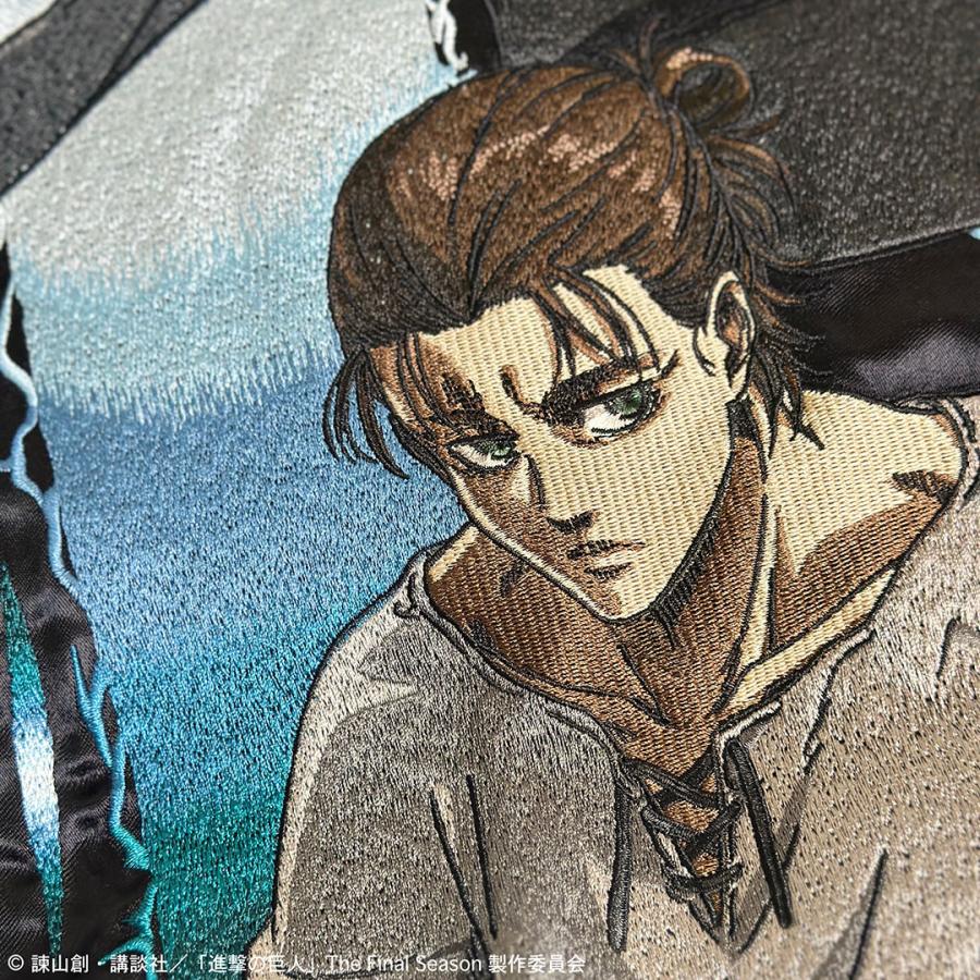 絡繰魂 進撃の巨人コラボ× エレン リバ−シブル スカジャン 252001