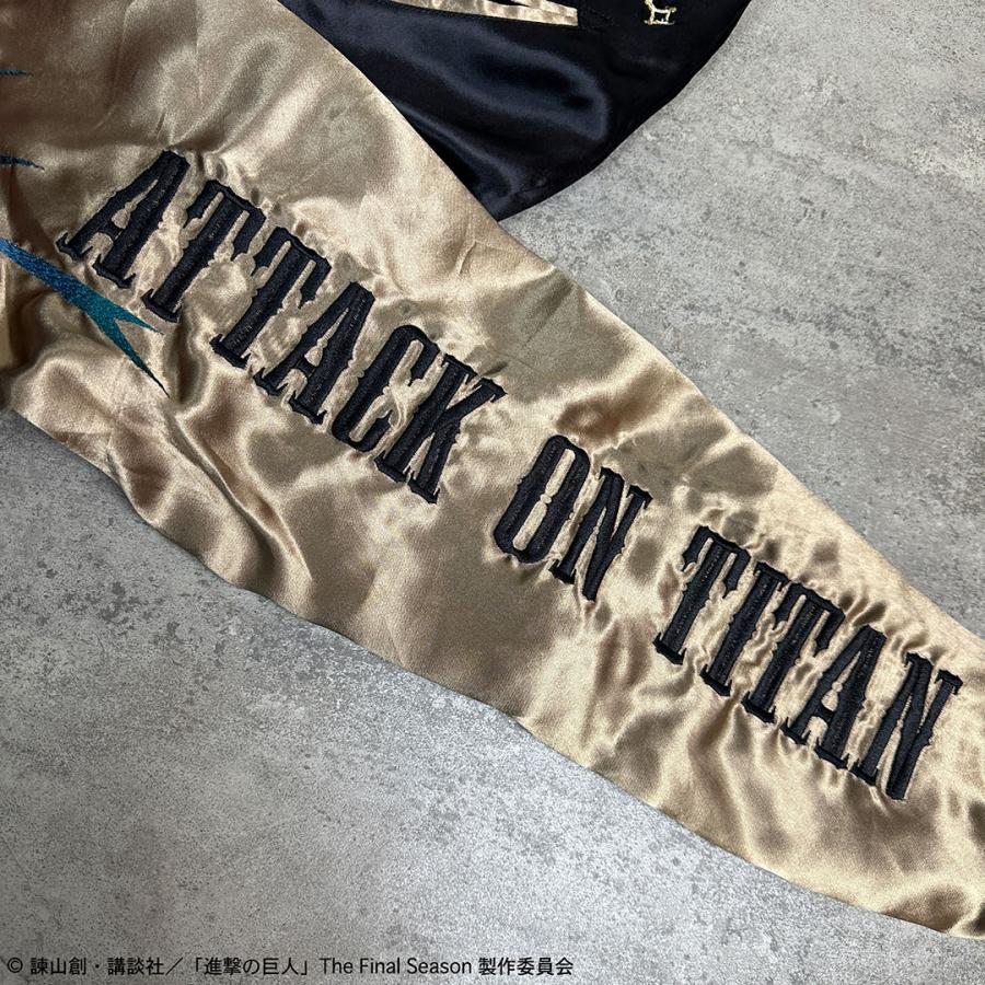 絡繰魂 進撃の巨人コラボ× エレン リバ−シブル スカジャン 252001