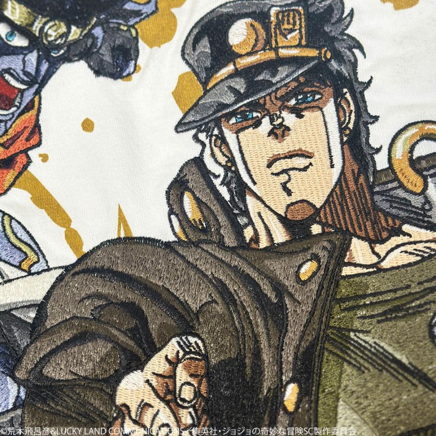 絡繰魂 × ジョジョの奇妙な冒険 空条承太郎 Tee 半袖 Tシャツ Tee