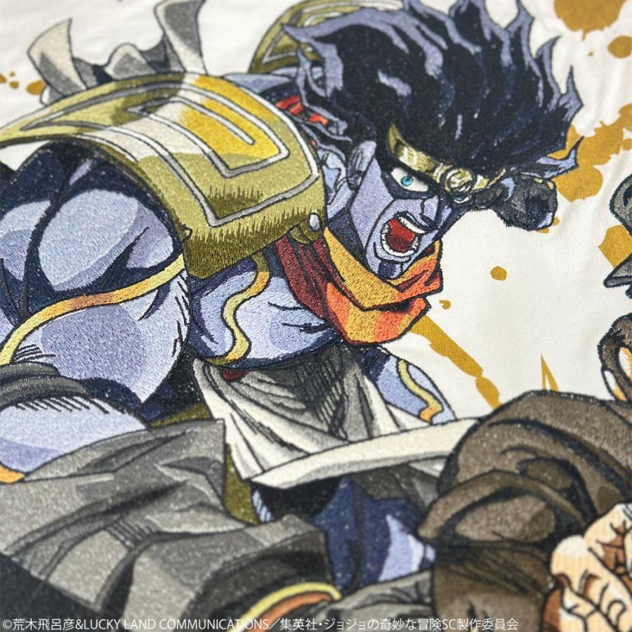 絡繰魂 × ジョジョの奇妙な冒険 空条承太郎 Tee 半袖 Tシャツ