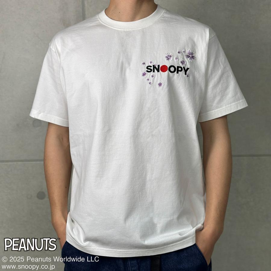 絡繰魂 スヌーピー SNOOPY カラテ Tシャツ 半袖Tシャツ 刺繍 252075