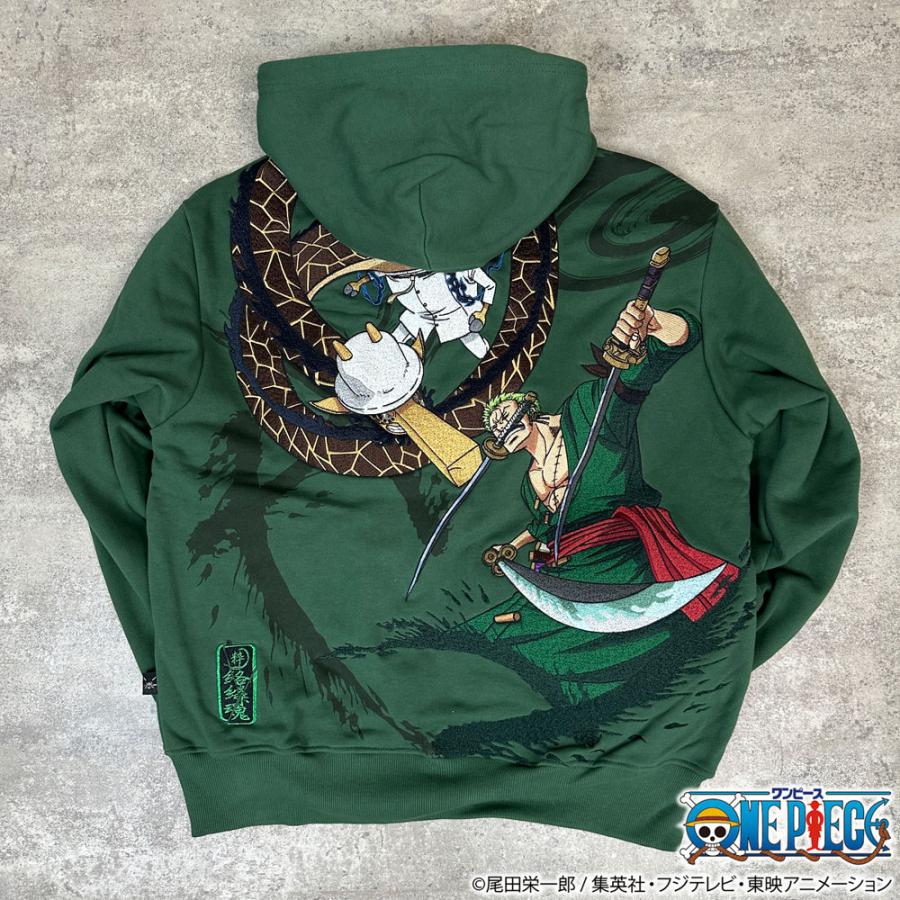 絡繰魂 粋 ワンピース ONEPIECE コラボ ゾロvs カク 決戦ZIP UP