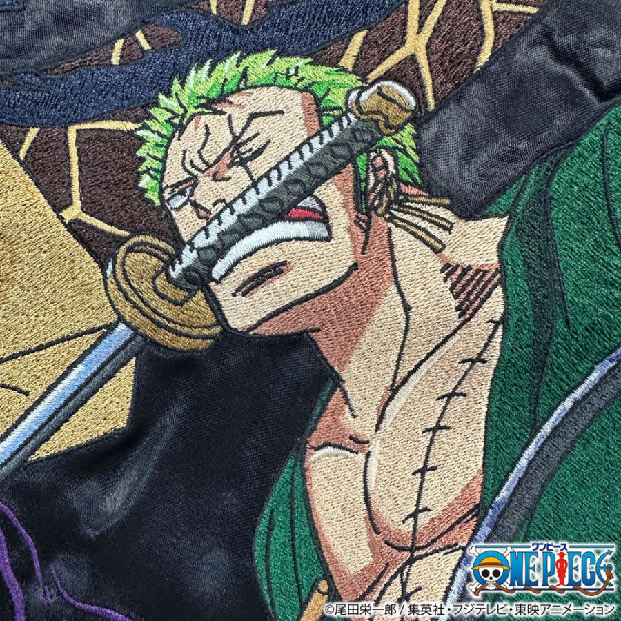 絡繰魂 粋 ワンピース ONEPIECE コラボ スカジャン ゾロvs カク 決戦