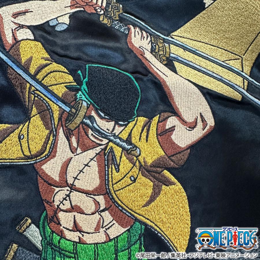 絡繰魂 粋 ワンピース ONEPIECE コラボ スカジャン ゾロvs カク 決戦