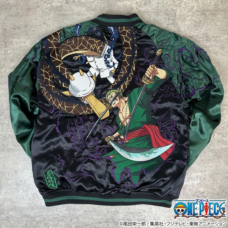 絡繰魂 粋 ワンピース ONEPIECE コラボ スカジャン ゾロvs カク 決戦