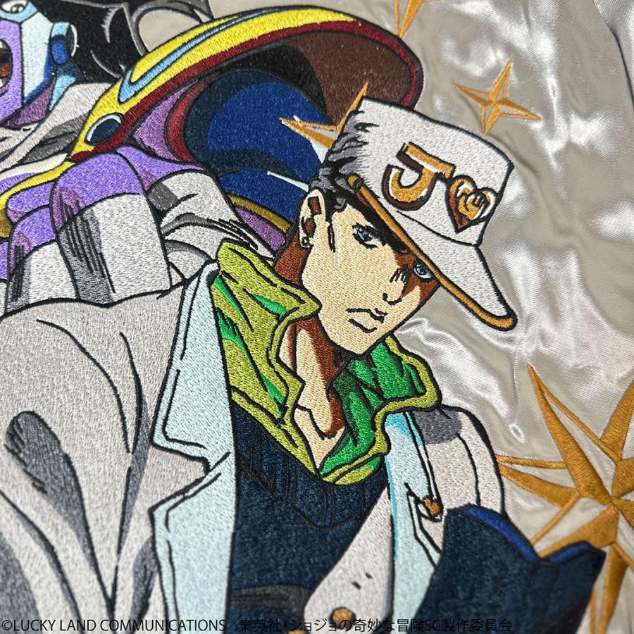絡繰魂 × JOJO 空条承太郎 リバ−シブル スカジャン 254001 ジョジョの