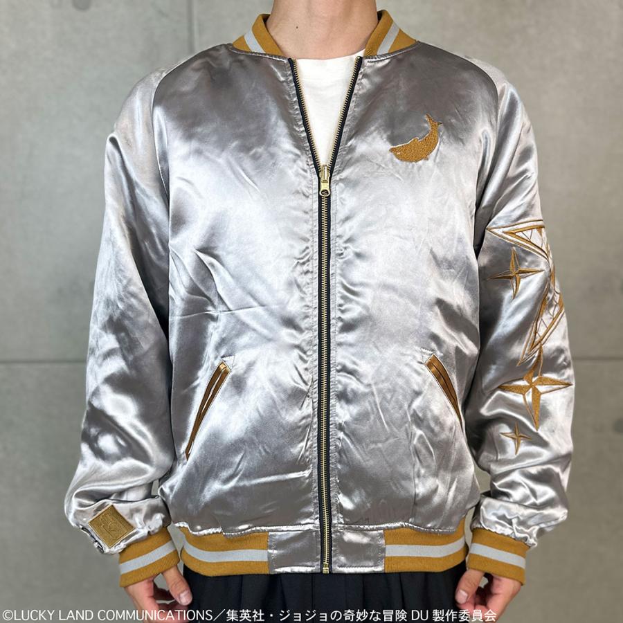 絡繰魂 × JOJO 空条承太郎 リバ−シブル スカジャン 254001 ジョジョの