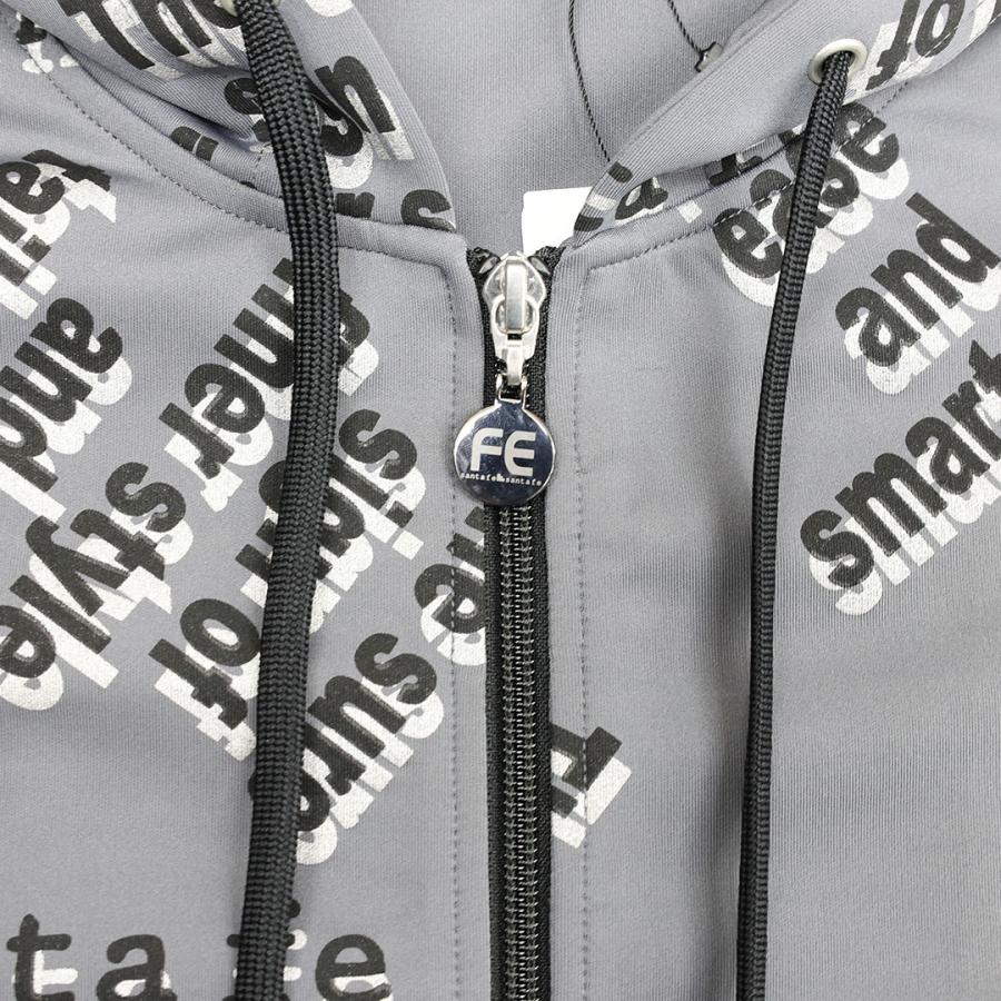 サンタフェ SANTAFE ストレッチ 総柄 プリント パーカー ＆ ジョガー