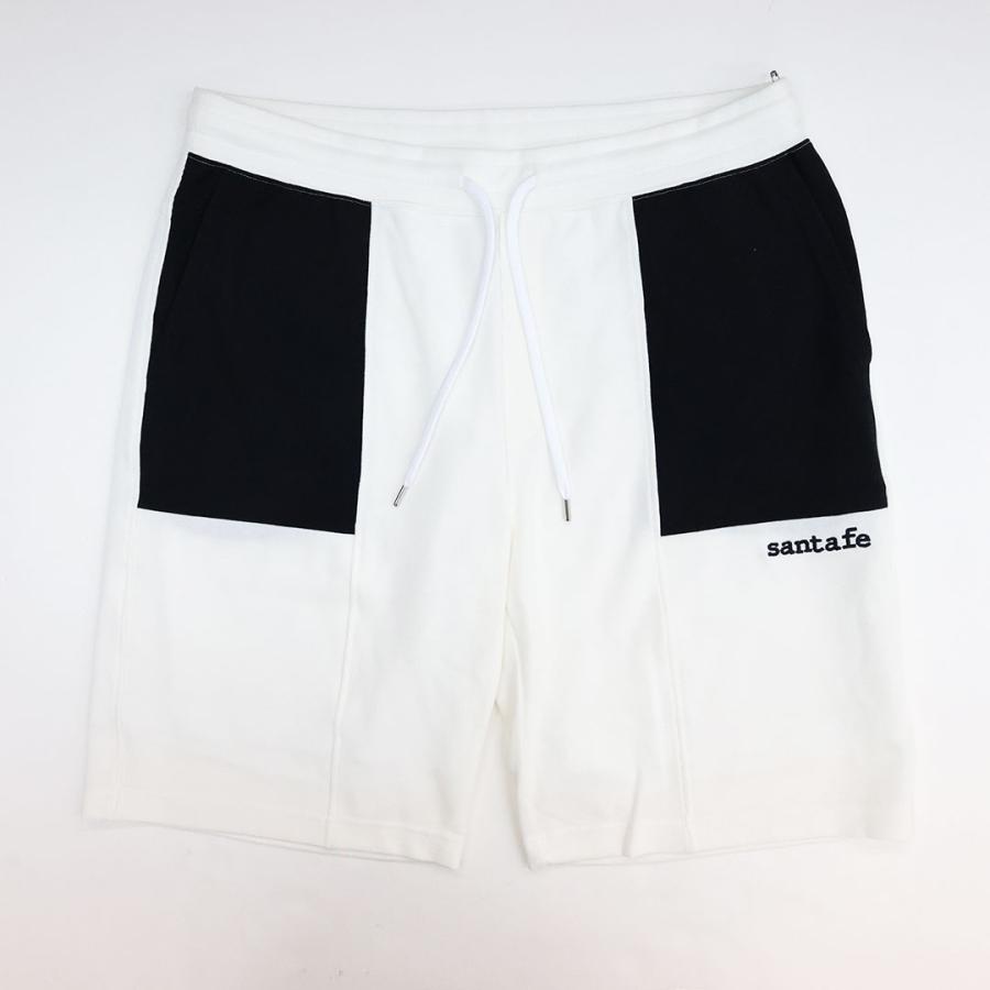 ＼新作10％OFF／サンタフェ SANTAFE ミニ WF 3色 切替 半袖 クルー トレーナー ＆ ショート パンツ セットアップ 261-85801 261-85803 26SSの画像