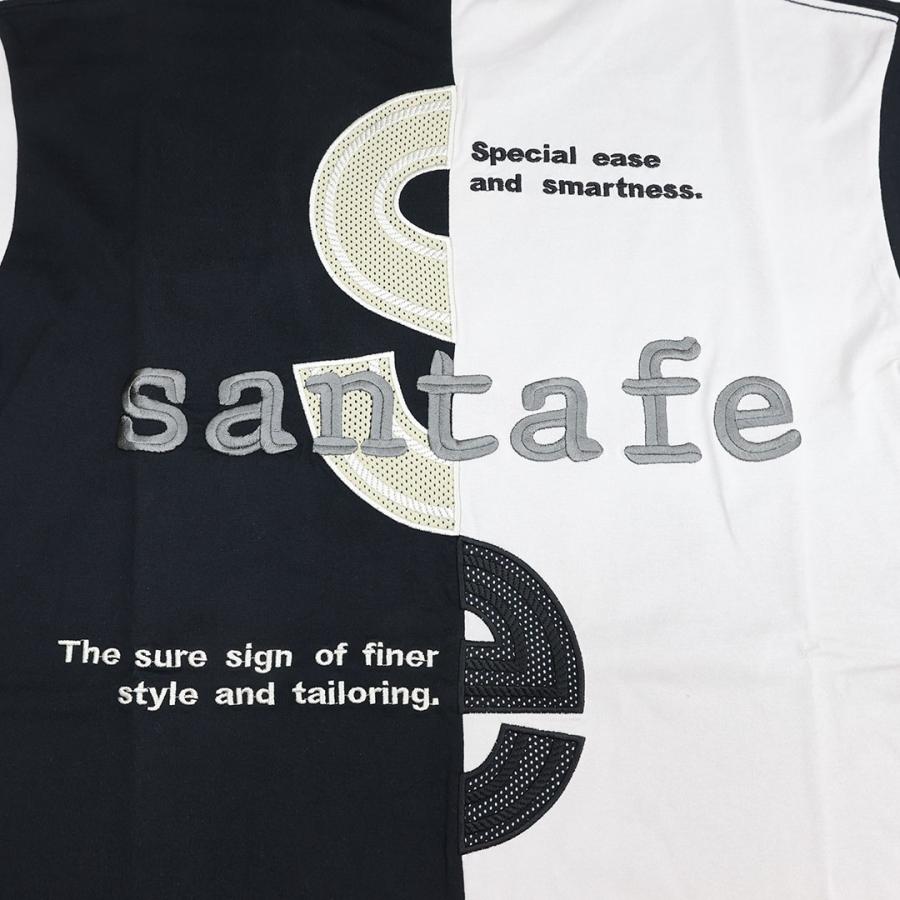 サンタフェ ＼新作10％OFF／サンタフェ SANTAFE 天竺 バック 切替 ロゴ