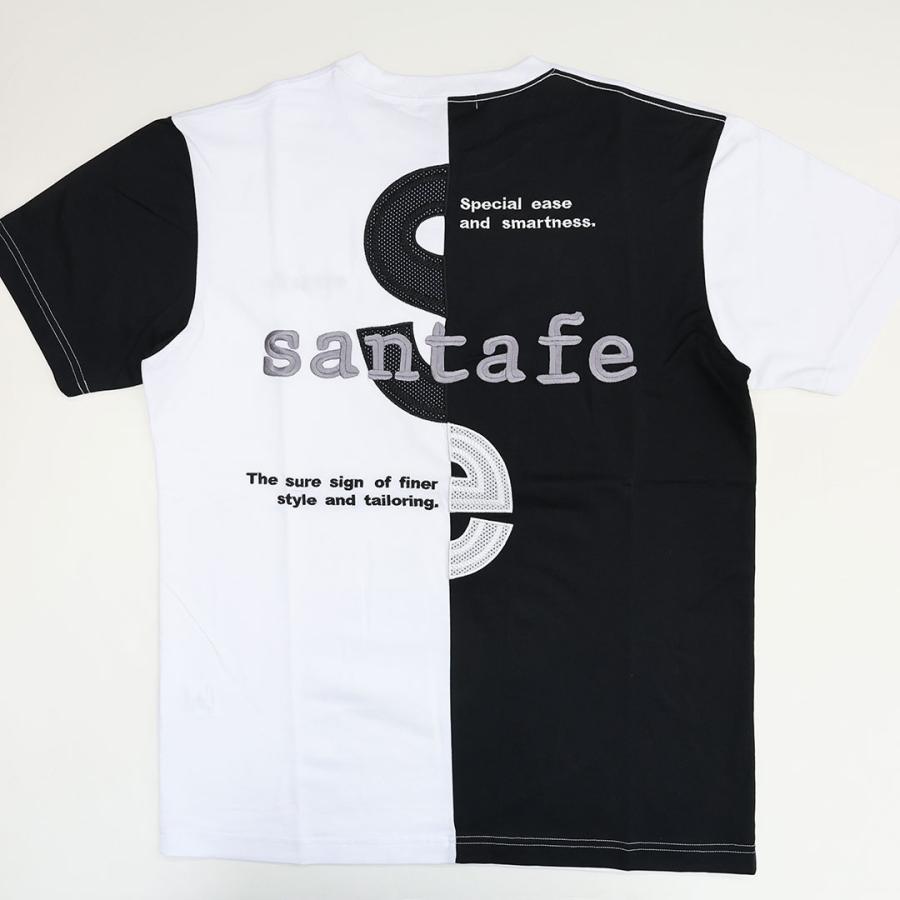 サンタフェ ＼新作10％OFF／サンタフェ SANTAFE 天竺 バック 切替 ロゴ 