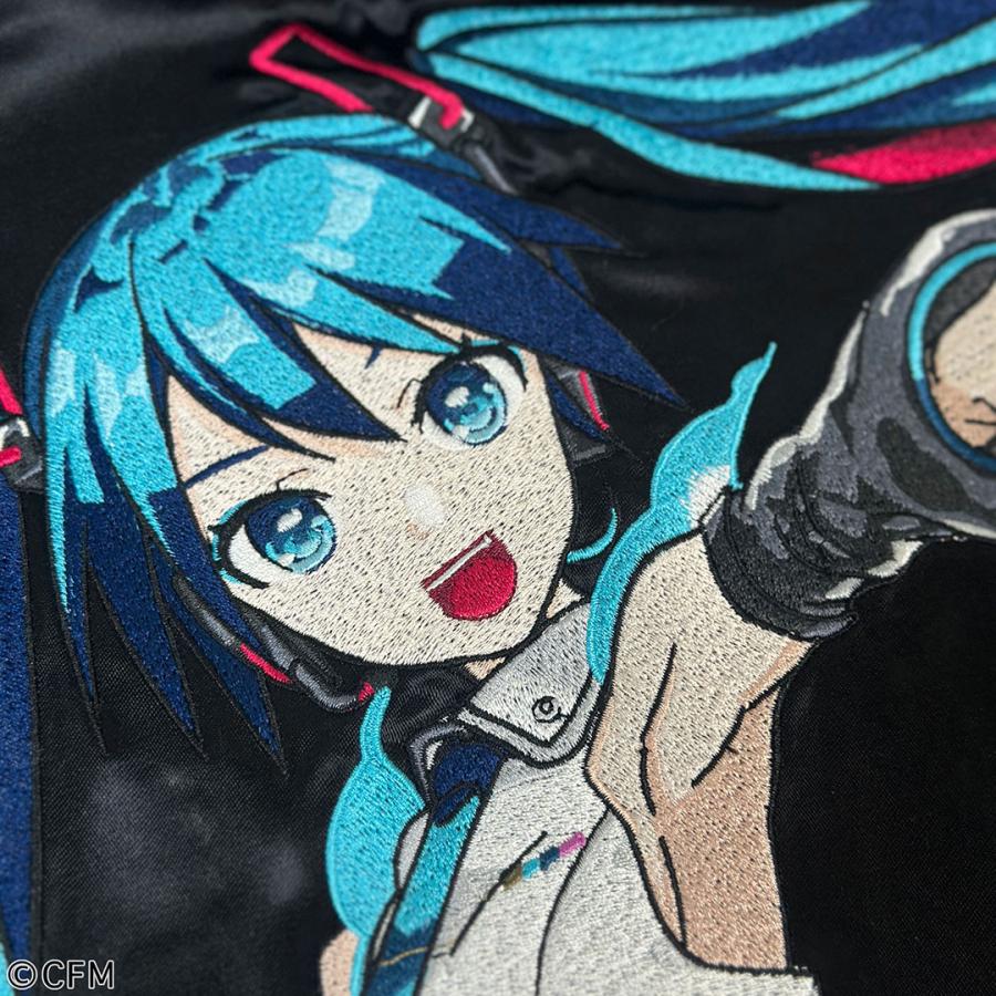 〈美品〉　絡繰魂　XL スカジャン 絡繰魂 【初音ミク】桜満開リバーシブルスカジャン 261002 総刺繍