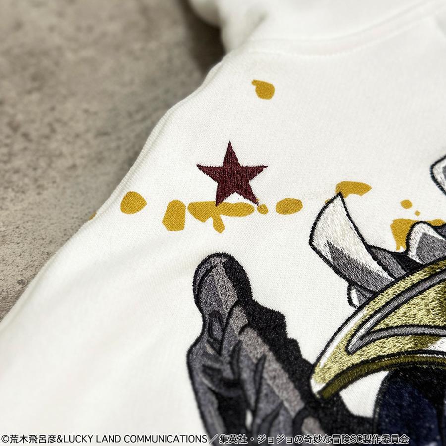 jojo　脚 絡繰魂 × JOJO 空条承太郎 ジップアップパーカー 261007 ジョジョの