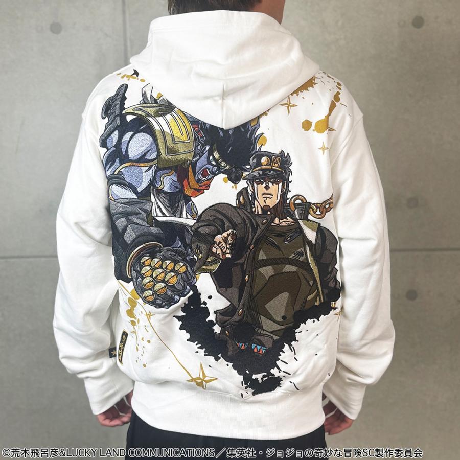 絡繰魂 × JOJO 空条承太郎 ジップアップパーカー 261007 ジョジョの