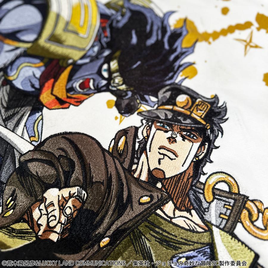 jojo購入 絡繰魂 × JOJO 空条承太郎 ジップアップパーカー 261007 ジョジョの
