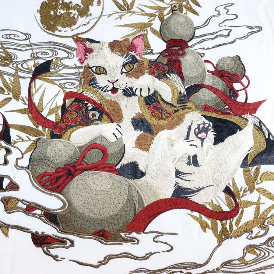 絡繰魂 粋 KARAKURI TAMASHII 猫又 TEE Tシャツ M L XL XXL #10 WHITE