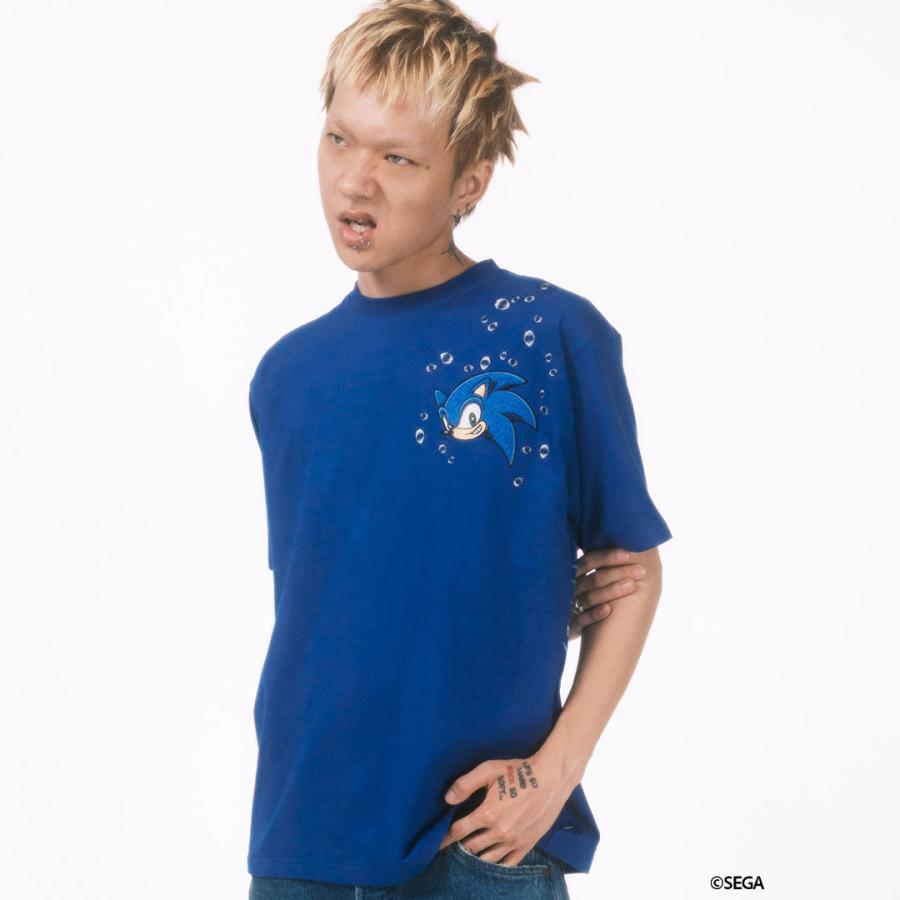 絡繰魂 × ソニック コラボ Tシャツ TEE 半袖 ソニック・ザ・ヘッジ