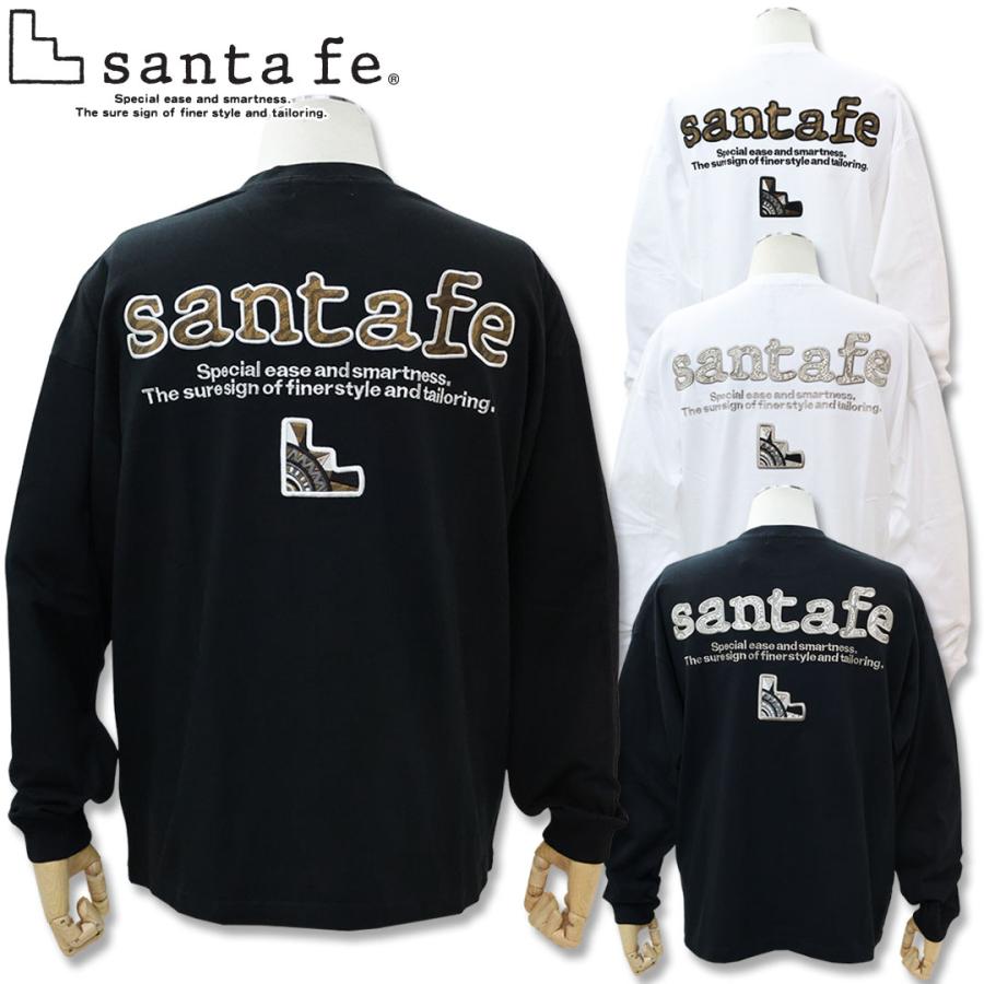 santa fe ロゴ長袖Tシャツ　LL　黒 サンタフェ ・サンタフェ LL(50) 長袖Tシャツ 2026新作 春夏 メンズ