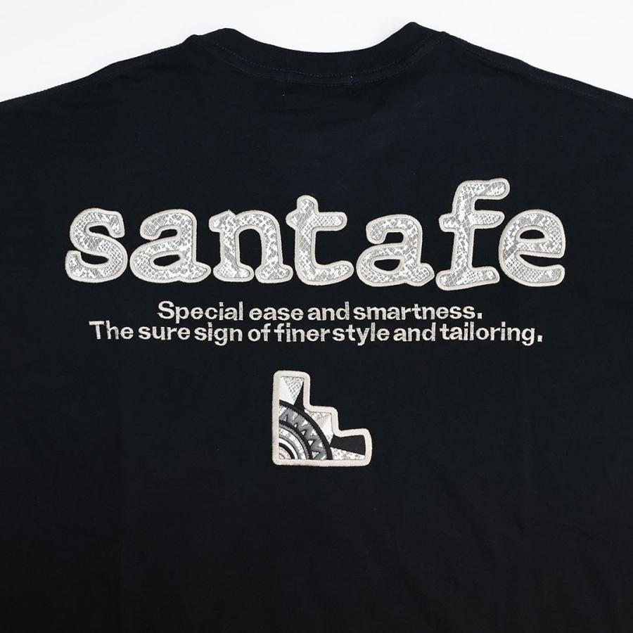 サンタフェ j3a 50 Tシャツ タイガー柄 アップリケ刺繍 santafe トップス