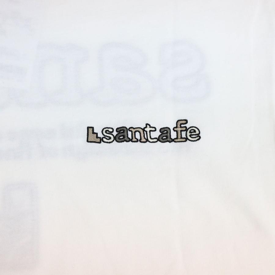 サンタフェ santafe アップリケ刺繍 タイガー柄 Tシャツ 50 j3a サンタフェ ＼新作10％OFF／サンタフェ SANTAFE アニマル バック