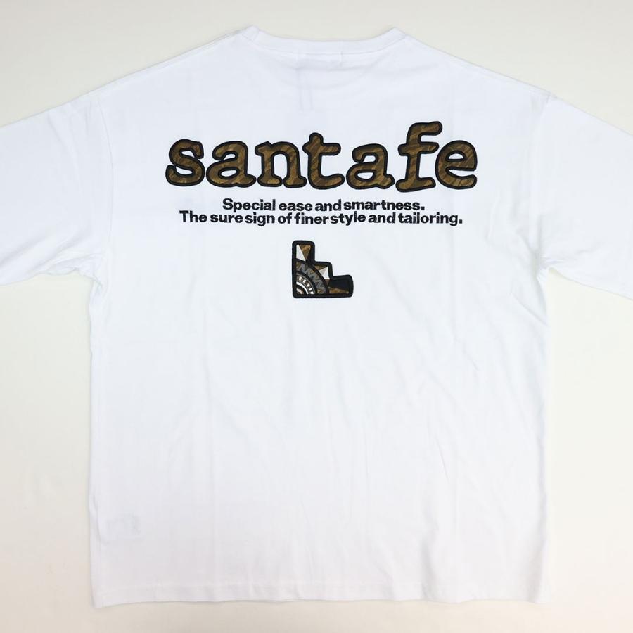＼新作10％OFF／サンタフェ SANTAFE アニマル バックアップリケ 半袖 TEE 48 50 52サイズ 269-85402 Tシャツ 豹柄 蛇柄 メンズ 26SSの画像
