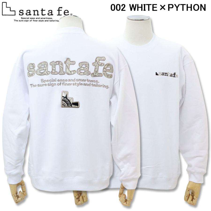 サンタフェ Santa Fe パイソンアップリケ刺繍 オーバーサイズ 48 xc サンタフェ ＼新作10％OFF／サンタフェ SANTAFE アニマル バック