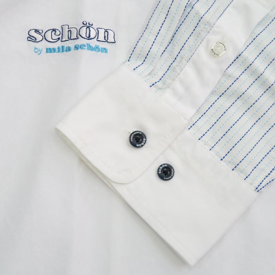 mila schon ホワイト Tシャツ ボタン付き サイズM mila schon ホワイト Tシャツ ボタン付き サイズM