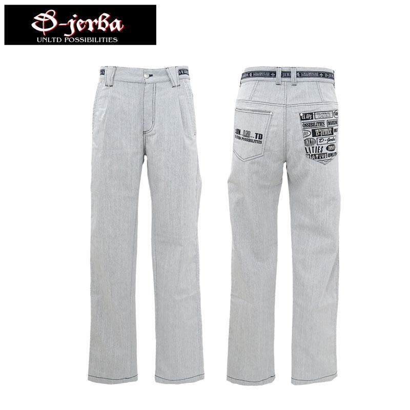 ＼25％OFF／ジェルバ  1タック カジュアルパンツ 刺繍 391017 ライトグレー 12 ブラック 15 ネイビー 99  JERBA 79 82 85 88 91 95 100 ジーパン ジーンズ |  | 01