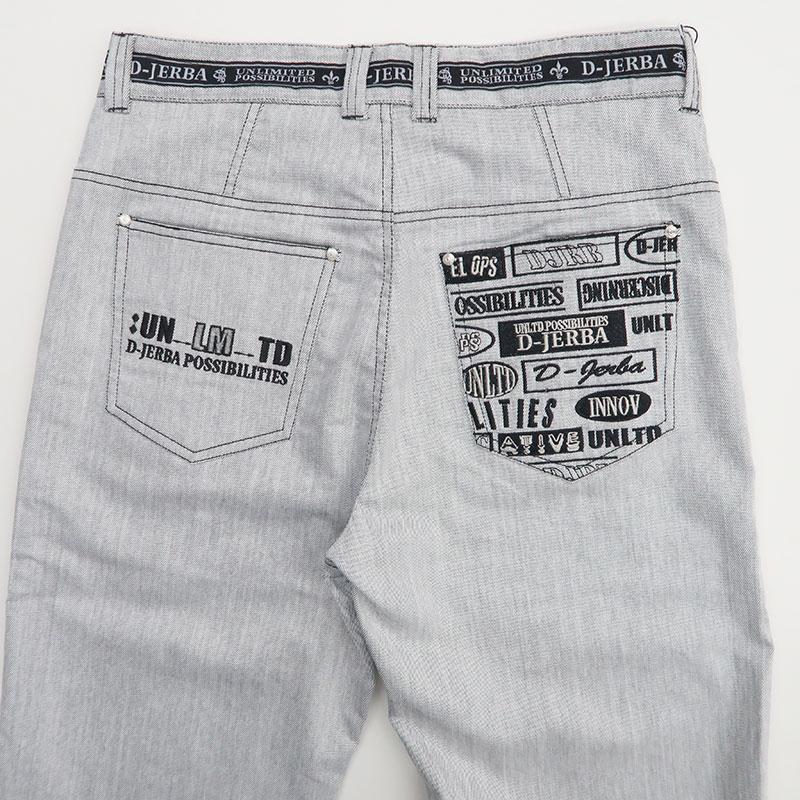 ＼25％OFF／ジェルバ  1タック カジュアルパンツ 刺繍 391017 ライトグレー 12 ブラック 15 ネイビー 99  JERBA 79 82 85 88 91 95 100 ジーパン ジーンズ |  | 04