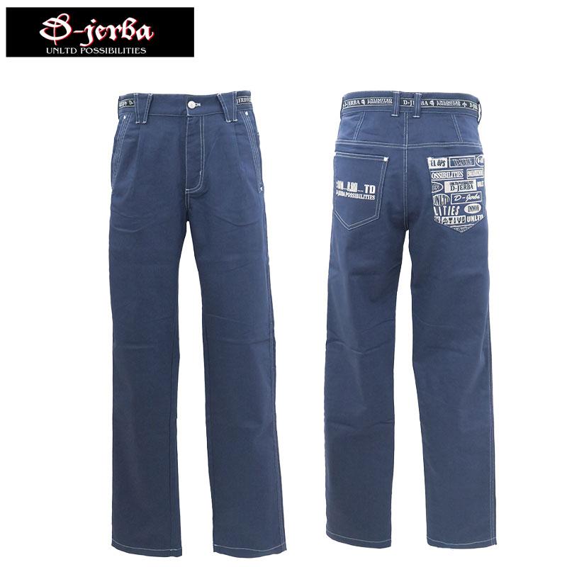 ＼25％OFF／ジェルバ  1タック カジュアルパンツ 刺繍 391017 ライトグレー 12 ブラック 15 ネイビー 99  JERBA 79 82 85 88 91 95 100 ジーパン ジーンズ |  | 03