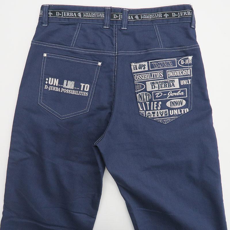 ＼25％OFF／ジェルバ  1タック カジュアルパンツ 刺繍 391017 ライトグレー 12 ブラック 15 ネイビー 99  JERBA 79 82 85 88 91 95 100 ジーパン ジーンズ |  | 09