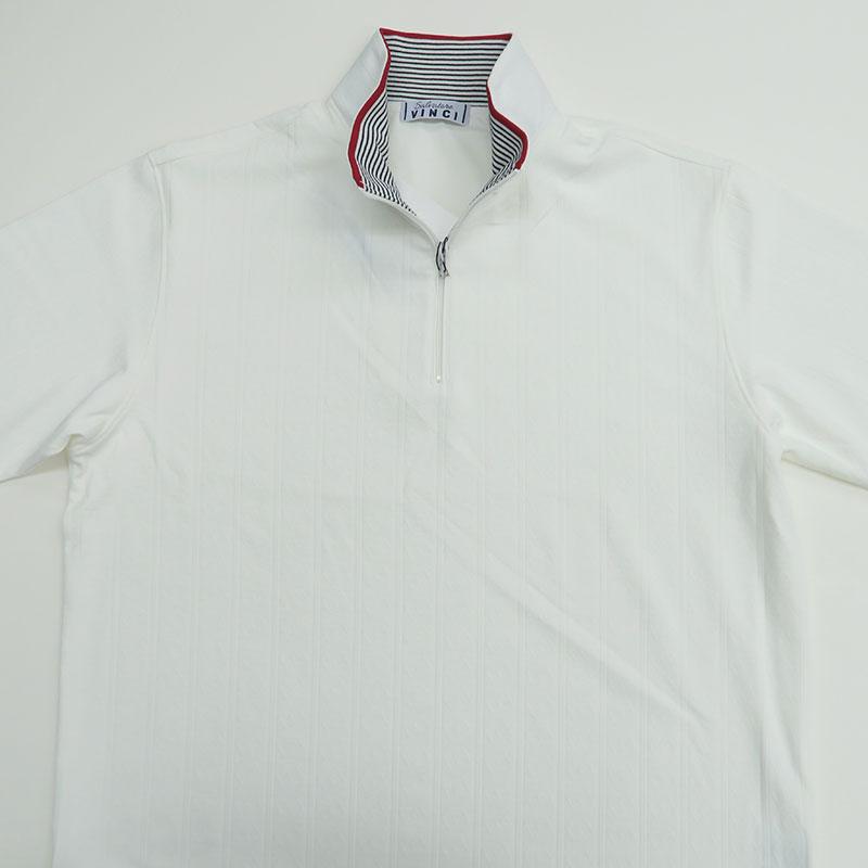 サルヴァトーレ ヴィンチ セットアップ ハーフジップ半袖Tシャツ 3L 52