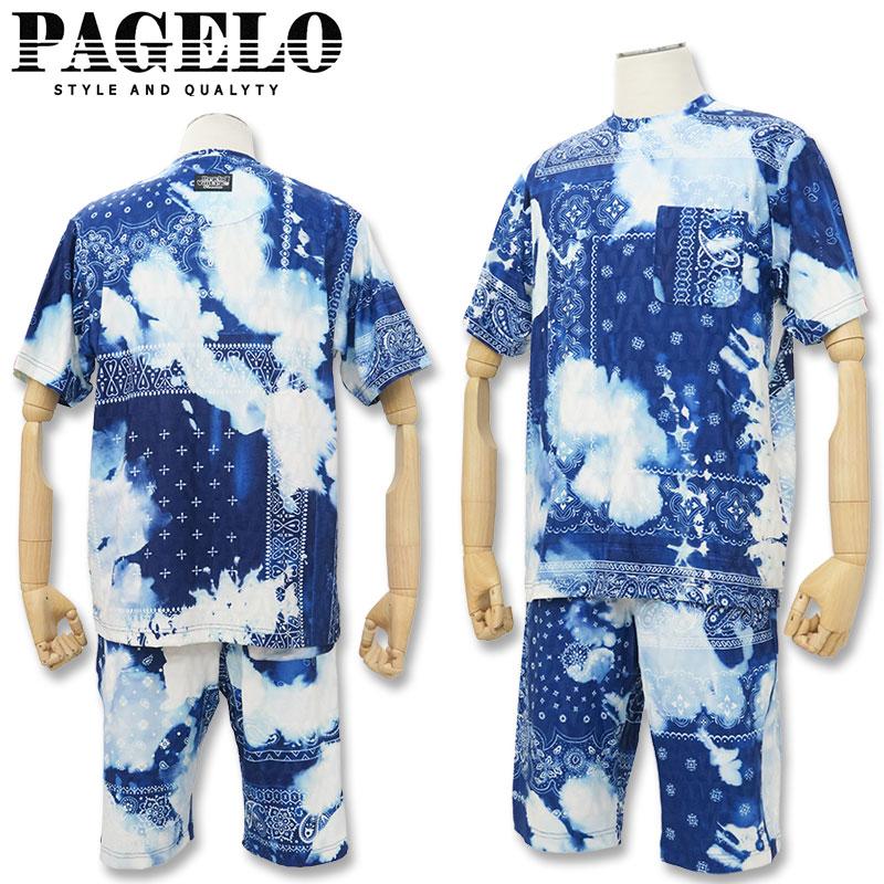 パジェロ 半袖Tシャツ ハーフパンツ セットアップ 41-6303-07 PAGELO
