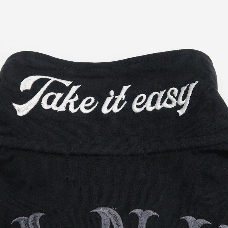 Flag staff（フラッグスタッフ） スヌーピー刺繍 半袖ポロシャツ M L