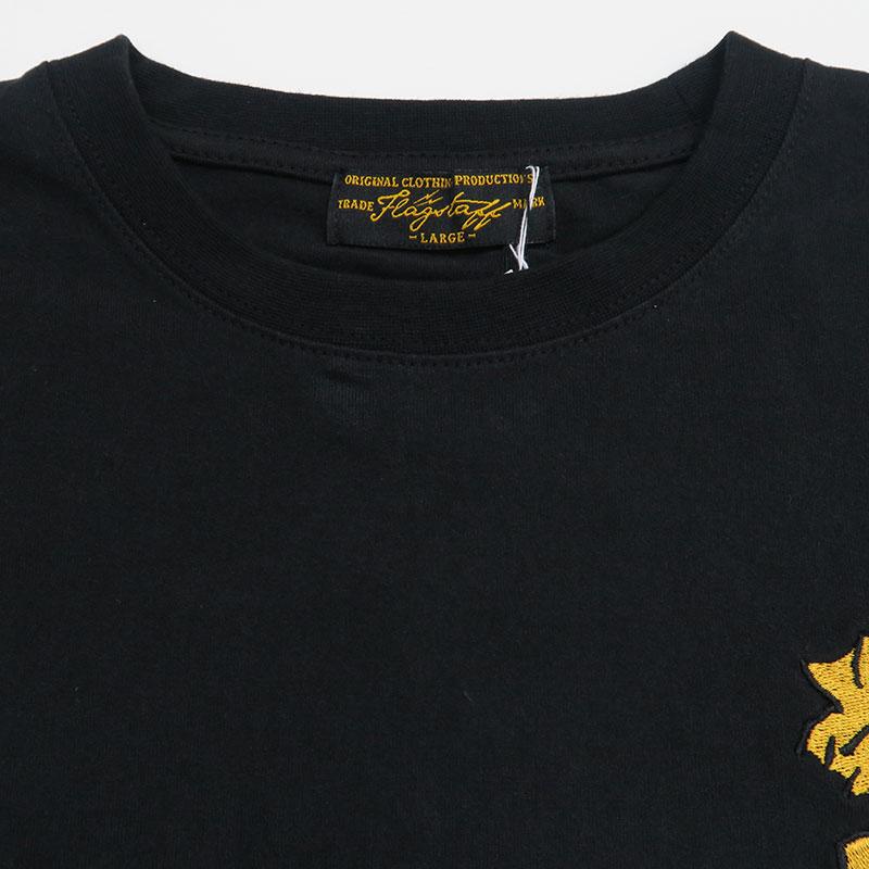 Flag staff（フラッグスタッフ） スヌーピー 刺繍 長袖 Tシャツ SNOOPY