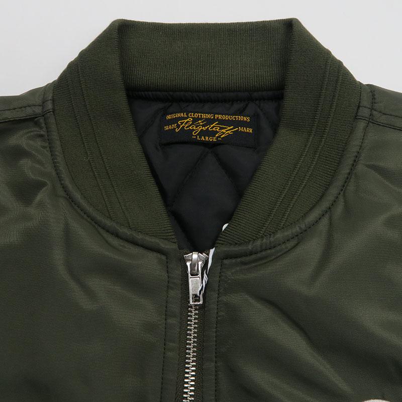 Flag staff（フラッグスタッフ） スヌーピー MA-1 M L XL XXL刺繍 黒